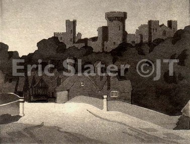 Arundel Castle by Eric
                        Slater, copyright  James Trollope