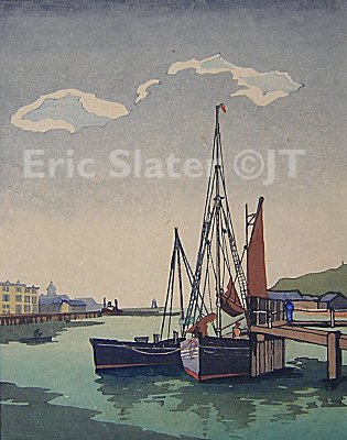 Fishing Boats by
                          Eric Slater, copyright  James Trollope